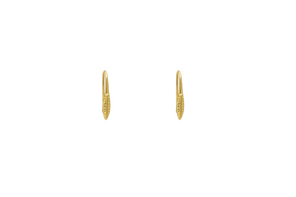 Earring Hook 18K as Gold Filled* Earring Findings With Jump Ring Size 19mm Long 3mm Width Thickness 1mm For Jewelry Making...