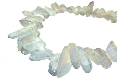 Light Blue Gray Crystal Quartz Gemstone Beads Mix Sizes Beads Natural healing stone chakra stones for Jewelry Making Item#...