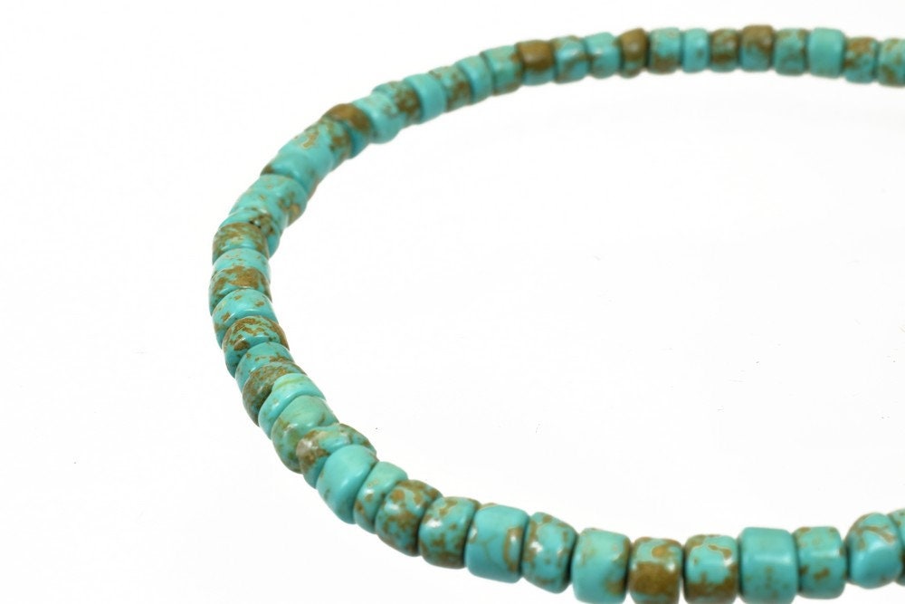 Turquoise Rondelle Gemstone Beads Size 4.5mm/7.5mm Beads For Jewelry Making jewelry making supplies - detail image 8