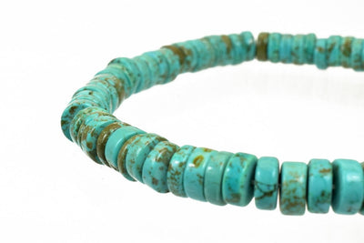 Turquoise Rondelle Gemstone Beads Size 4.5mm/7.5mm Beads For Jewelry Making jewelry making supplies - detail image 6