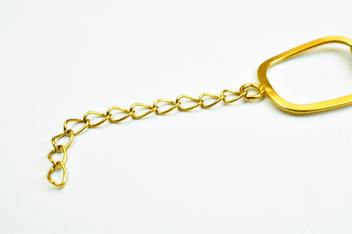 6.25" Inches Electro Plated Gold Like Gold Filled Chain For Jewelry Making BG72 jewelry making supplies - detail image 2