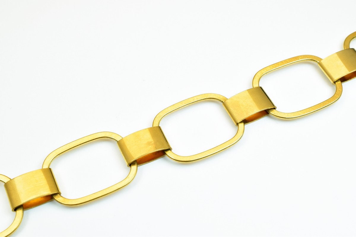 6.25" Inches Electro Plated Gold Like Gold Filled Chain For Jewelry Making BG72 jewelry making supplies - detail image 6