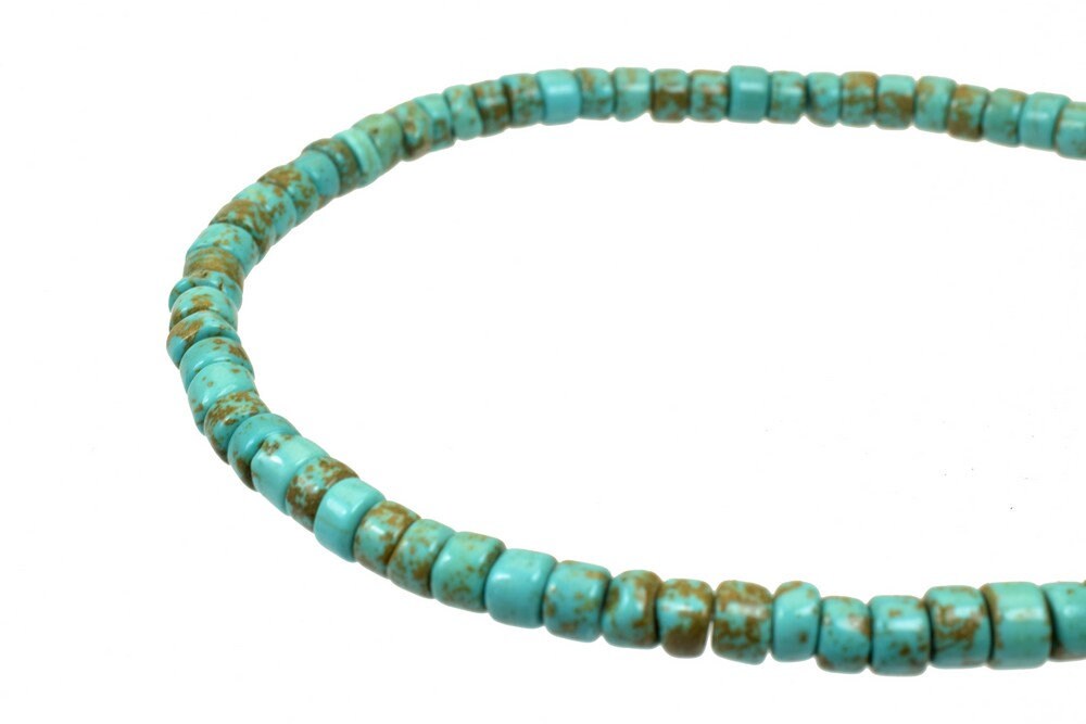 Turquoise Rondelle Gemstone Beads Size 4.5mm/7.5mm Beads For Jewelry Making jewelry making supplies - detail image 4