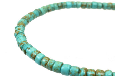 Turquoise Rondelle Gemstone Beads Size 4.5mm/7.5mm Beads For Jewelry Making jewelry making supplies - detail image 3