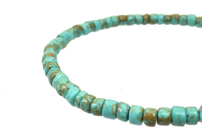 Turquoise Rondelle Gemstone Beads Size 4.5mm/7.5mm Beads For Jewelry Making jewelry making supplies - detail image 9