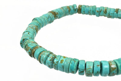 Turquoise Rondelle Gemstone Beads Size 4.5mm/7.5mm Beads For Jewelry Making jewelry making supplies - detail image 7