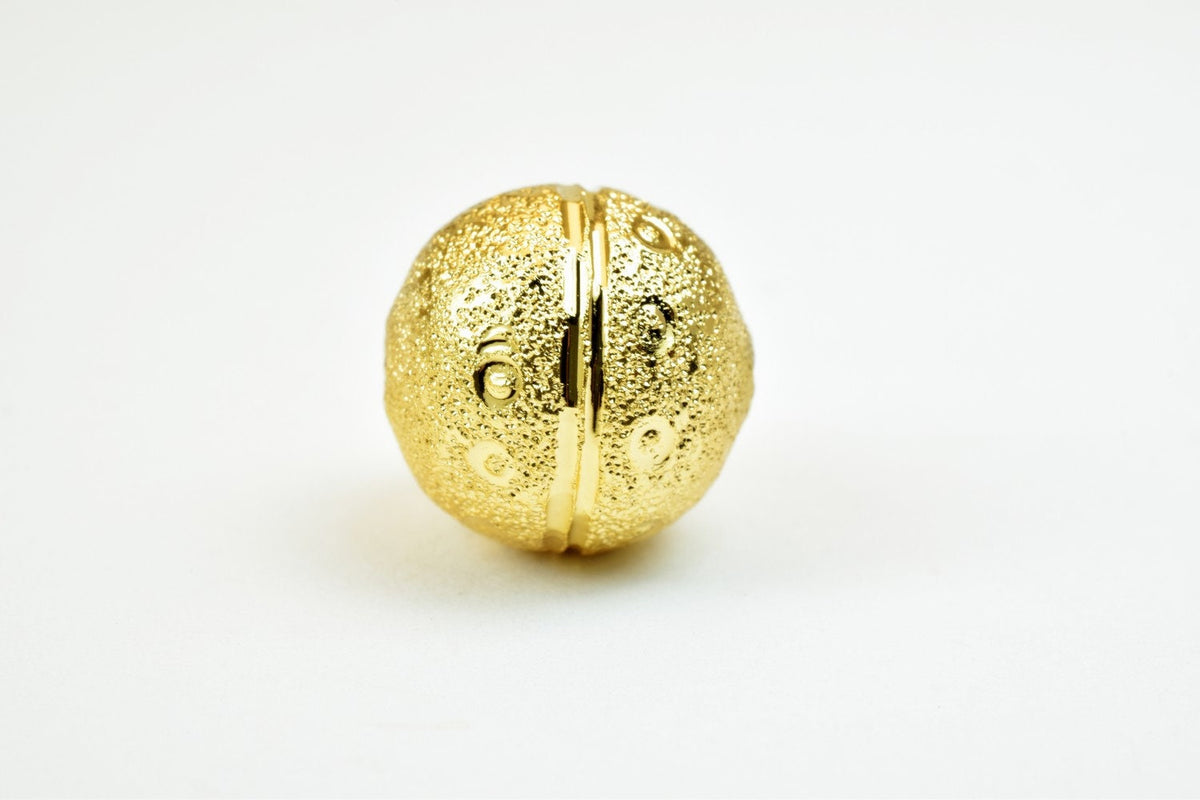 18K Gold Filled Alternative Stardust Bead: Diamond Cut Round Spacer, Durable Gold Finish (8mm/10mm/12mm Crafting)