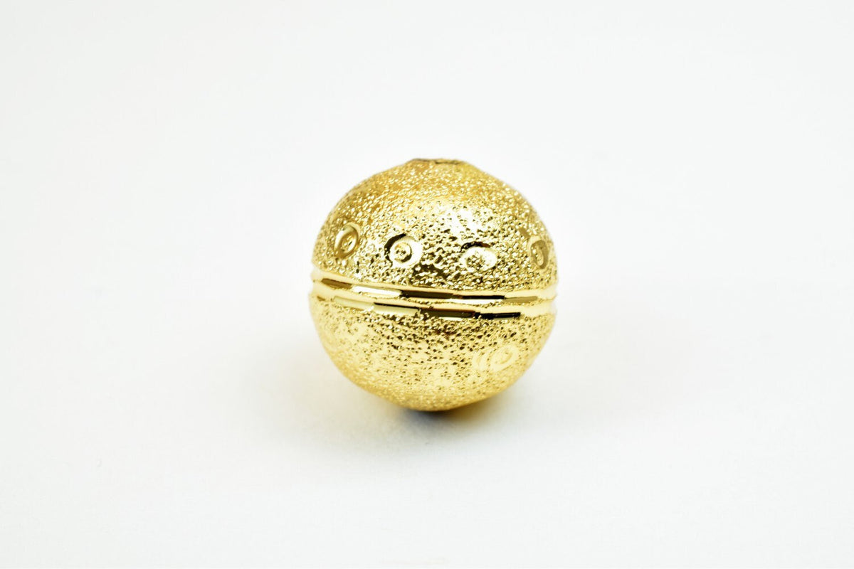 18K Gold Filled Alternative Stardust Bead: Diamond Cut Round Spacer, Durable Gold Finish (8mm/10mm/12mm Crafting)