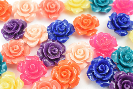 12mm Flower Cabochon Curved Back Flowers With Hole Daisy Decoration Decoden Flower Baby Shower Birthday Wedding Party Invi...