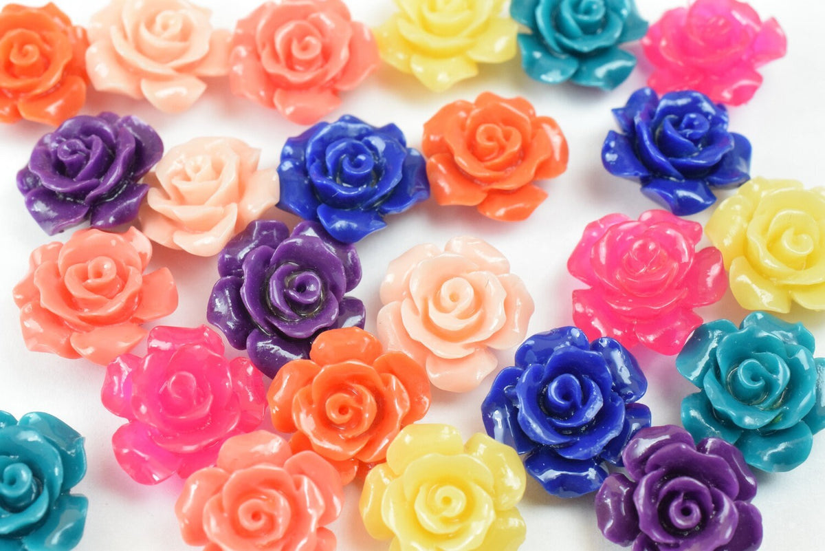 12mm Flower Cabochon Curved Back Flowers With Hole Daisy Decoration Decoden Flower Baby Shower Birthday Wedding Party Invi...