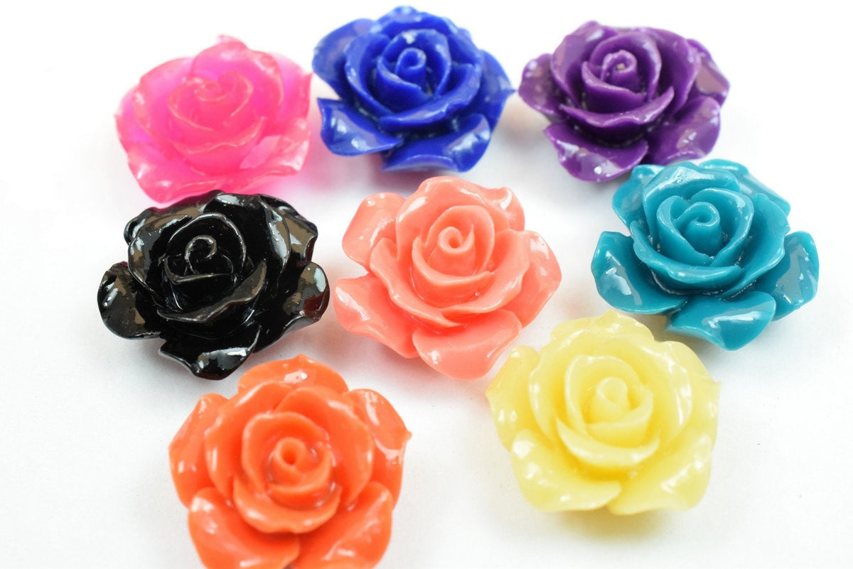 15mm Flower Cabochon Curved Back Flowers With Hole Daisy Decoration Decoden Baby Shower Birthday Wedding Party Invitation...