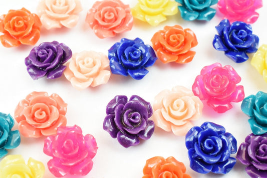 12mm Flower Cabochon Curved Back Flowers With Hole Daisy Decoration Decoden Flower Baby Shower Birthday Wedding Party Invi...