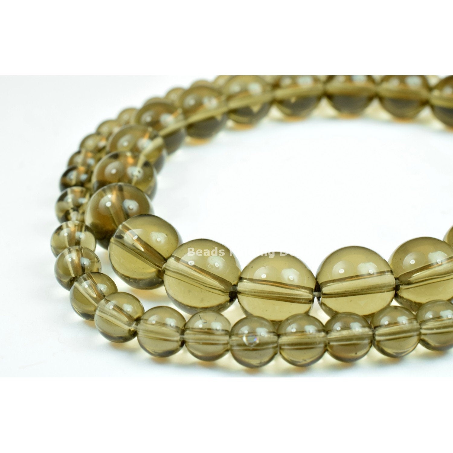 Smoky Quartz Gemstone Round Beads 6mm/10mm Natural stone ,healing stone, chakra stones for Jewelry Making jewelry making s...