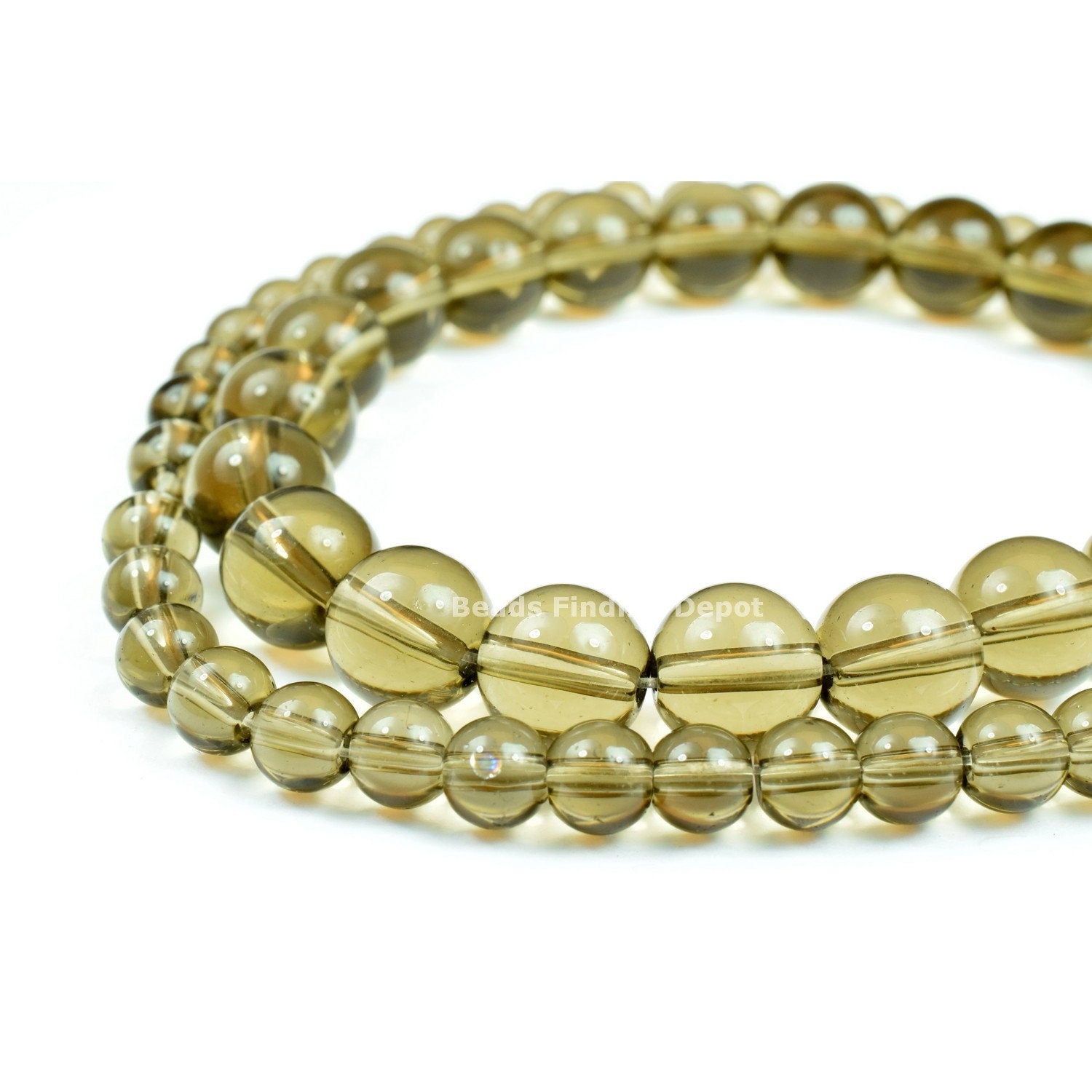 Smoky Quartz Gemstone Round Beads 6mm/10mm Natural stone ,healing stone, chakra stones for Jewelry Making jewelry making s...