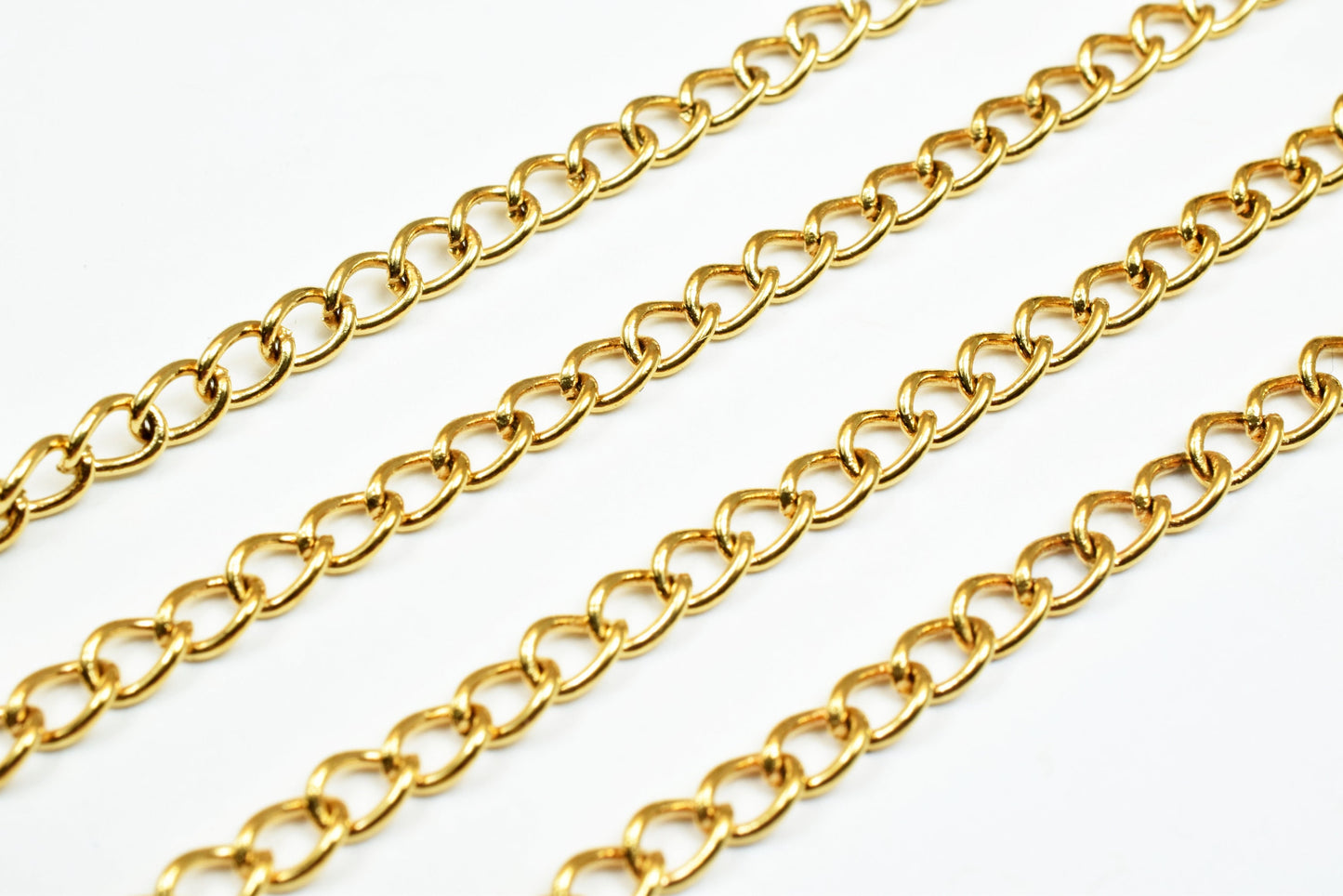 3mm 18K as Gold Filled* Chain GFC065 Sold by Foot jewelry making supplies - detail image 6