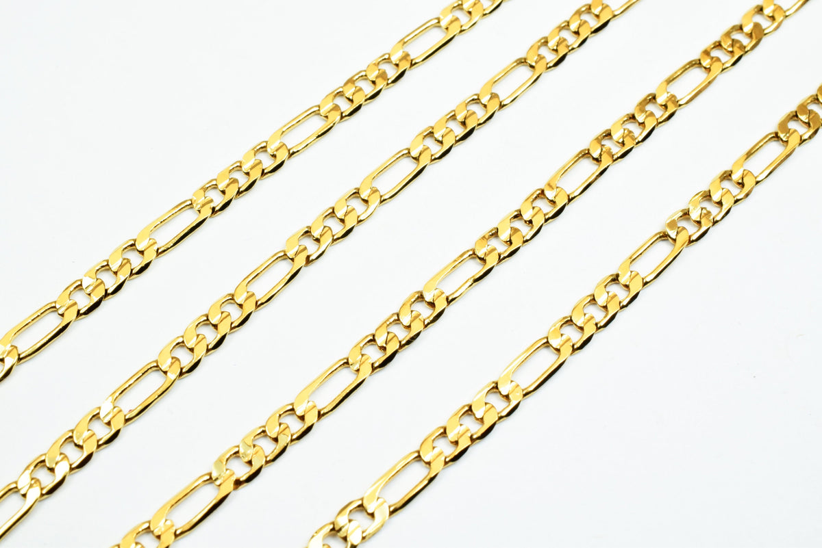 3.5mm as Gold Filled* Chain 18K GFC041 Sold by Foot jewelry making supplies - detail image 9