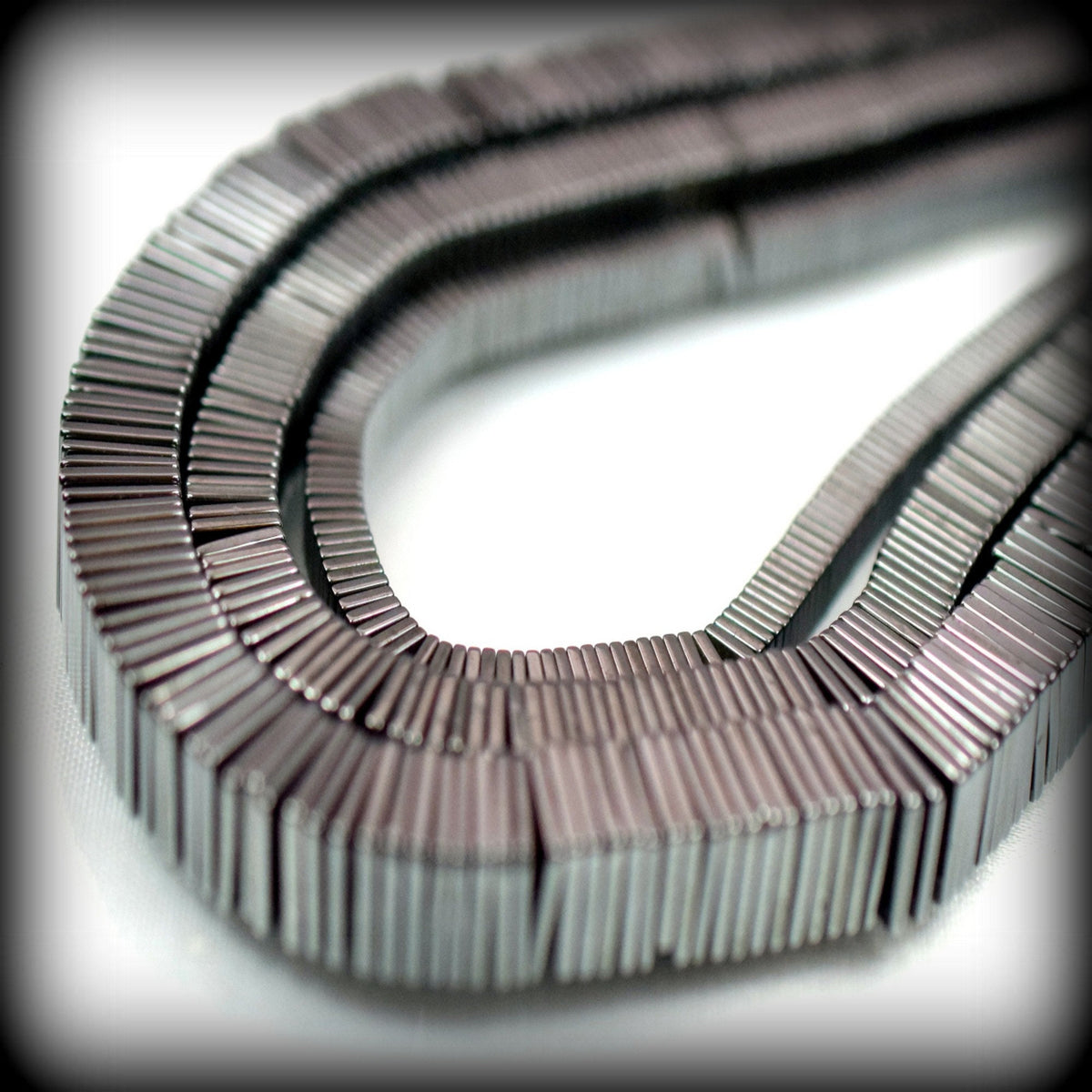 Hematite Gemstone Flat Square Beads Spacer Hematite/ Gold/ Silver for Jewelry Making 10mm , 8mm , 6mm , 4mm Leadership and...