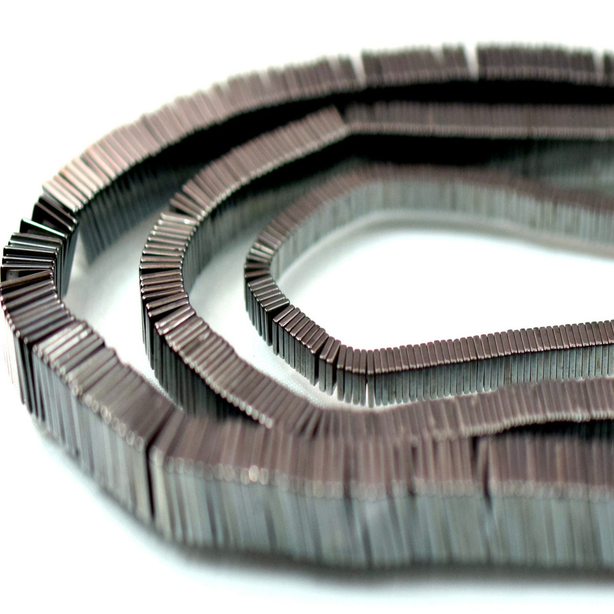 Hematite Gemstone Flat Square Beads Spacer Hematite/ Gold/ Silver for Jewelry Making 10mm , 8mm , 6mm , 4mm Leadership and...