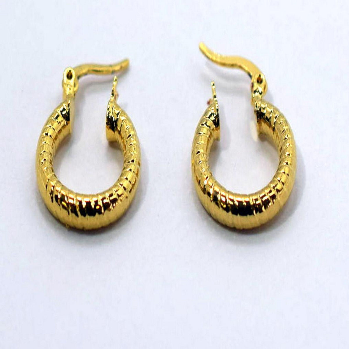Diamond Cut Hoop Earring Gold Filled EP 18Kt , Jewelry Making 15mm ,25mm Small to Large Earring For Every Body 3mm thickne...