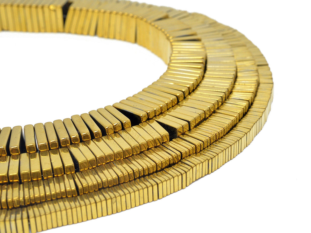 Hematite Gemstone Flat Square Beads Spacer Hematite/ Gold/ Silver for Jewelry Making 10mm , 8mm , 6mm , 4mm Leadership and...