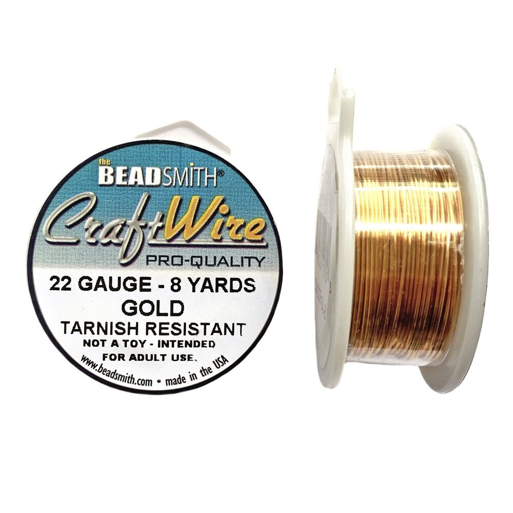 Wire Wrapping Tarnish Resistant , 1 Roll Gold/Silver Beadsmith Copper Wire Craft Wires (18, 20, 22, 24, 26, 28 Gauges) jew...