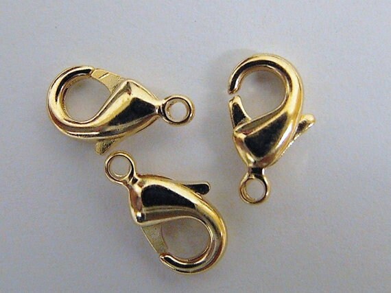 6x10mm lobster clasp as as gold filled* tarnish resistant, gf0204 jewelry making supplies - detail image 4