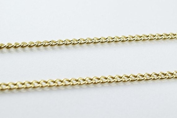 Antique as gold filled* chain 18.50" inch, 18k as gold filled* chain finding, for jewelry making item# 789222022778 jewelr...