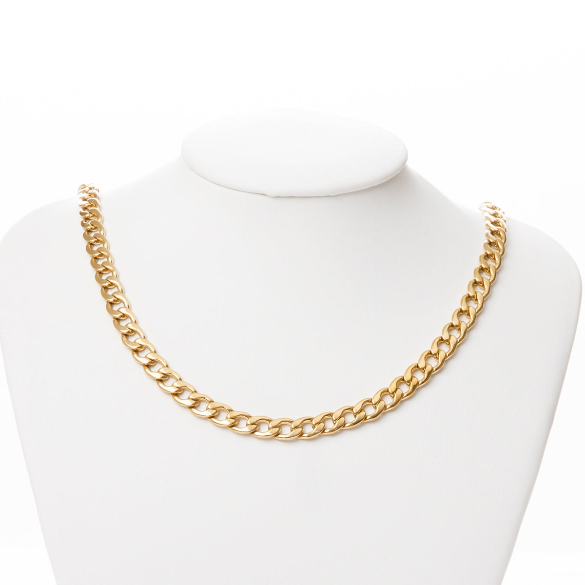 5mm /6mm Gold Plated flat cuban chain 18kgf/14kgf  gfc090a/gfc090b sold by foot findings for making jewelry jewelry making...