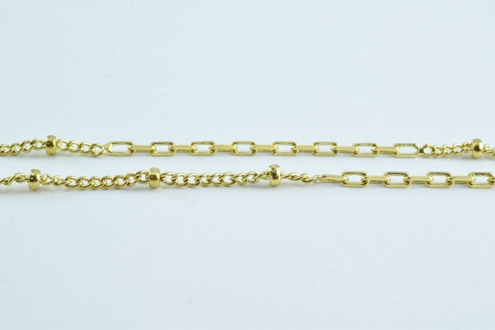 Gold filled* saturn chain link and ball 14kt as gold filled* size 18" long 2mm width 0.3mm thickness item #cg20 jewelry ma...