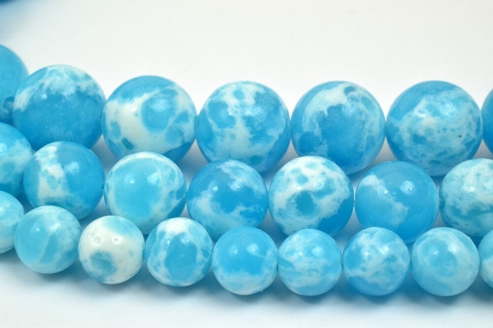 blue shoushan gemstone round beads 6 mm 8 mm 10 mm natural shoushan jasper stones beads healing stones jewelry making 3358...