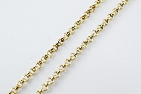 Antique gold filled chain 21.50" inch gold filled for gold filled jewelry making item#789222022761 jewelry making supplies