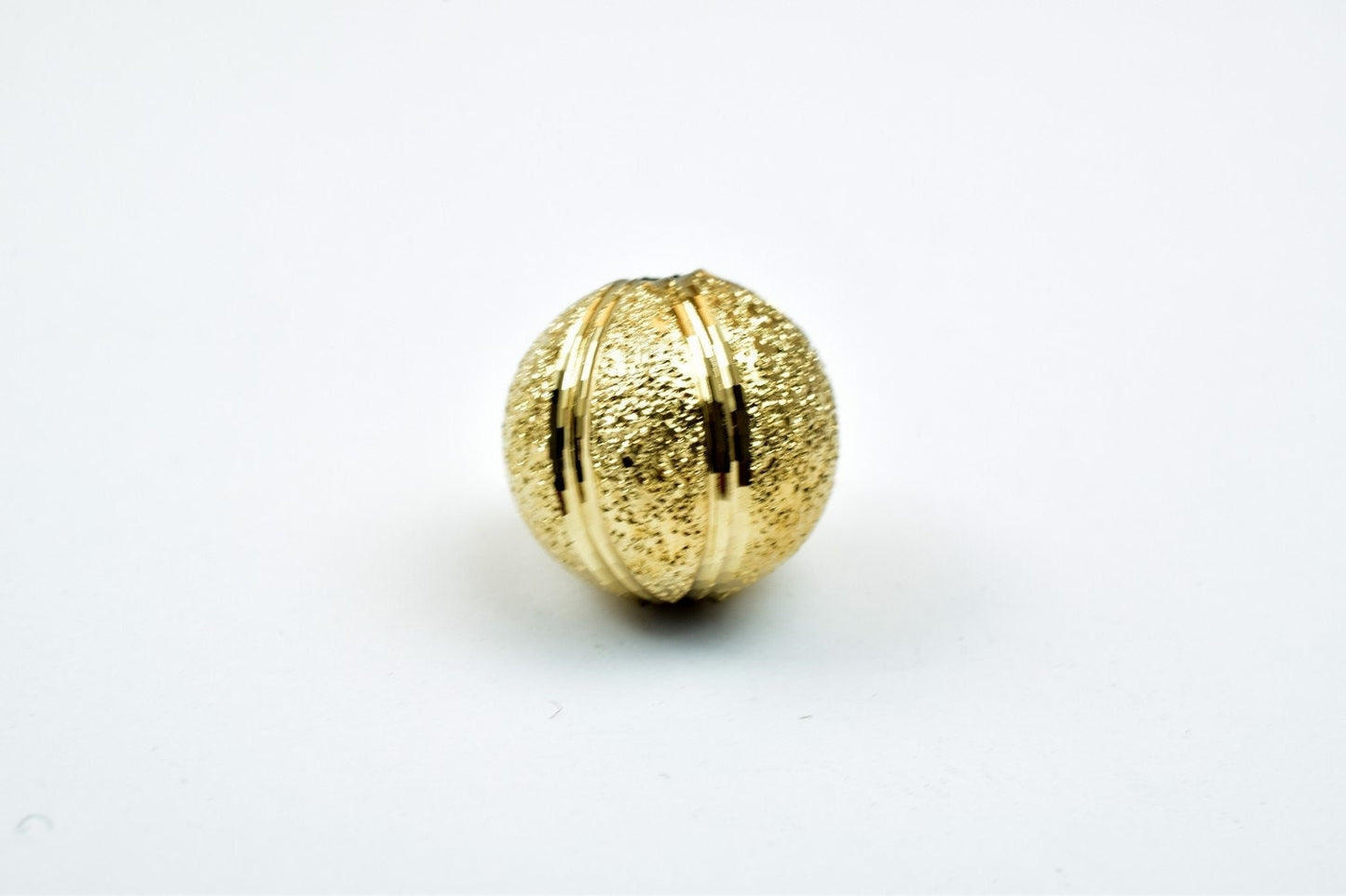 18k Gold Filled Alternative Stardust Watermelon Beads, Diamond Cut Round (8mm & 10mm, Electroplated , Jewelry Making)
