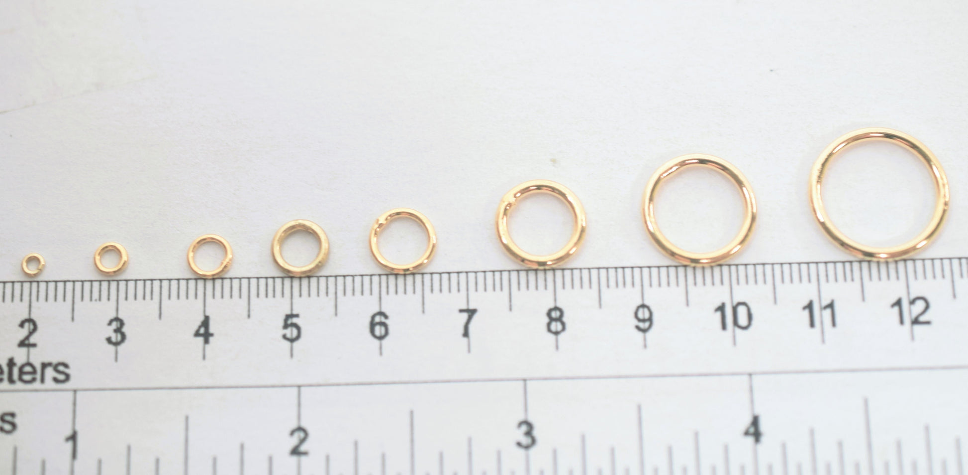 Gold Jump Rings Jewelry Findings: Luxury Gold Look, Tarnish Resistant (Open & Closed Styles, 2mm-12mm, Durable Materials)