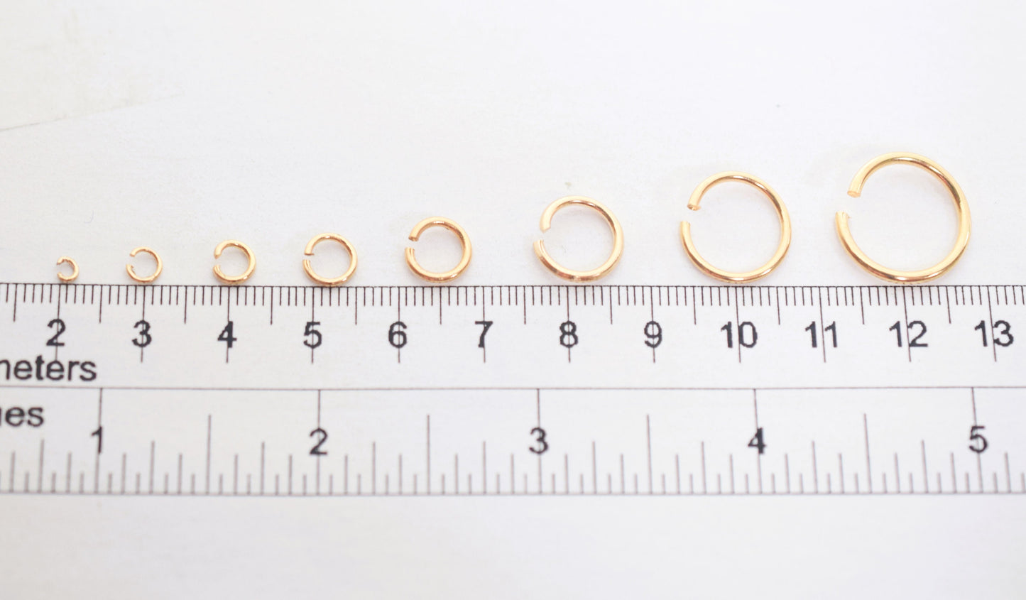 Gold Jump Rings Jewelry Findings: Luxury Gold Look, Tarnish Resistant (Open & Closed Styles, 2mm-12mm, Durable Materials)