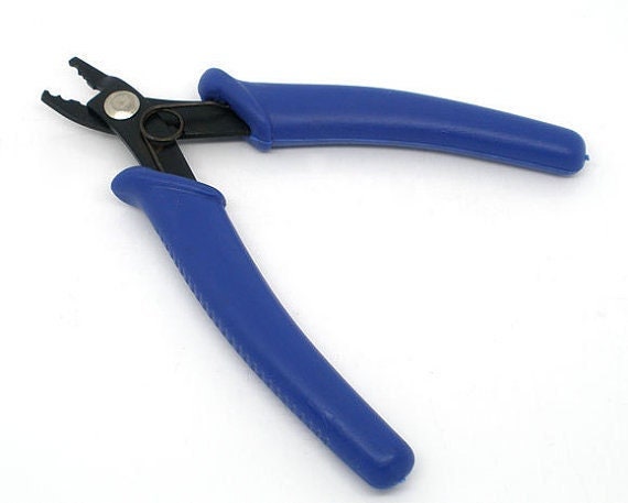 Bead Crimper Pliers Dual Step Jaw: Comfort Grip Handles, Jewelry Making Tool | Wire Stringing, Clean Crimp Finish | Lightweight Durable