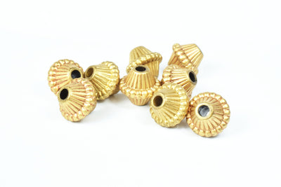 16mm Tube Cone Funnel Bead, Antique Gold Plastic Resin Textured  Beads, Plastic Gold Beading Tools, Wholesale  Beads, Macr...