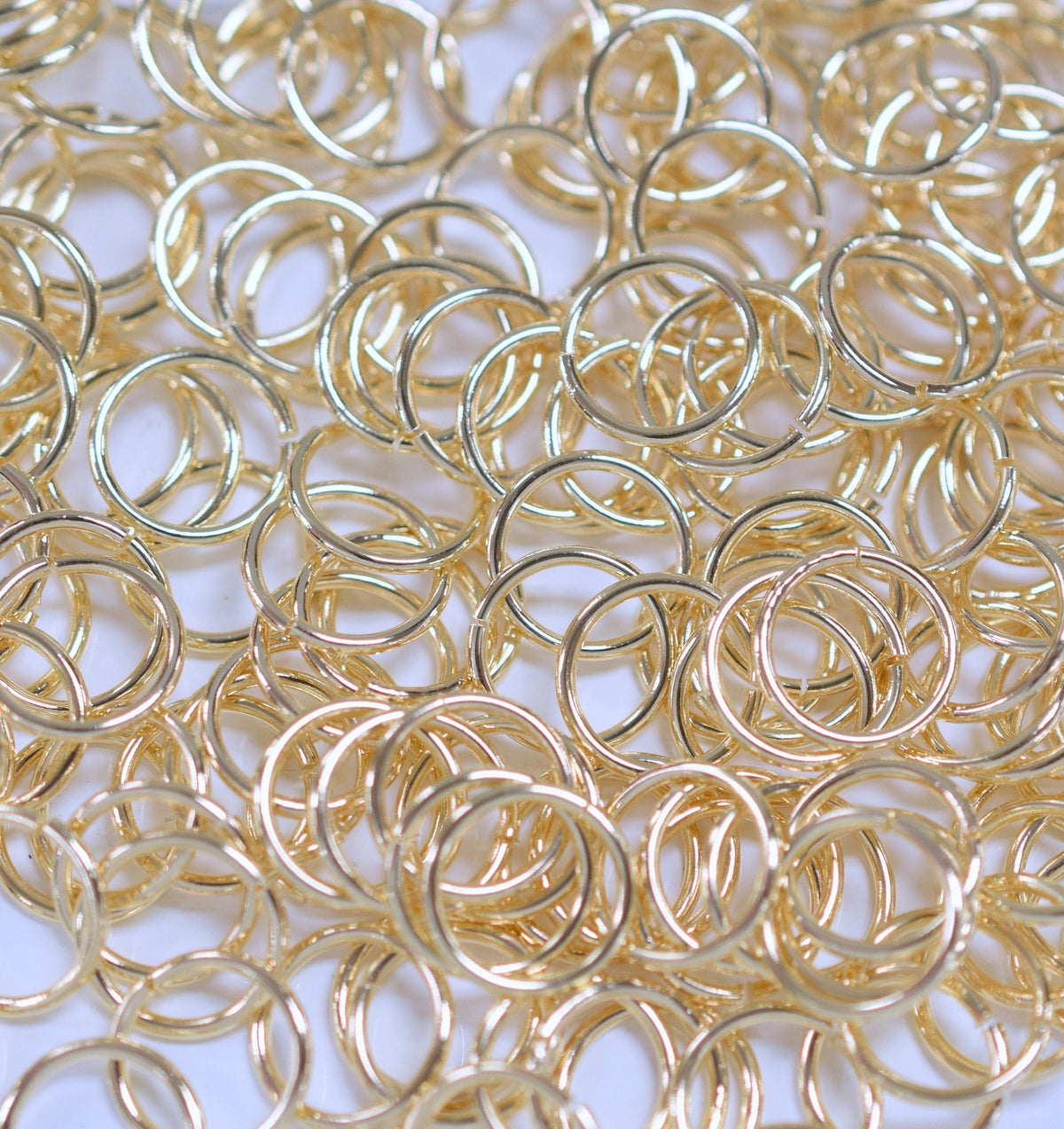 EP Open Jump Ring: Gold Filled Alternative - 18 Gauge, Base, Tarnish Resistant Jewelry Findings for Crafting