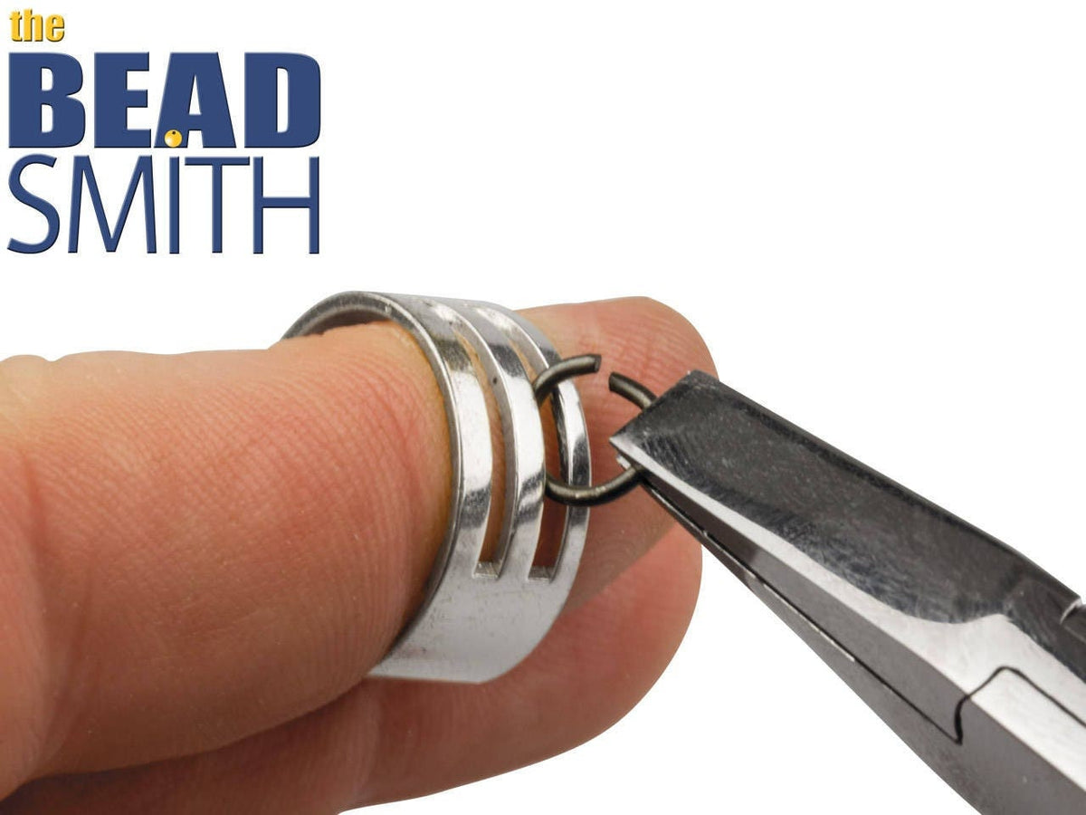 Beadsmith Jump Ring Opener: Steel Crafting Tool - 16mm Diameter, Twist Open Slots, Durable Jewelry Gadget