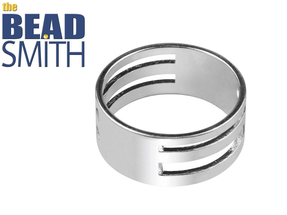 Beadsmith Jump Ring Opener: Steel Crafting Tool - 16mm Diameter, Twist Open Slots, Durable Jewelry Gadget