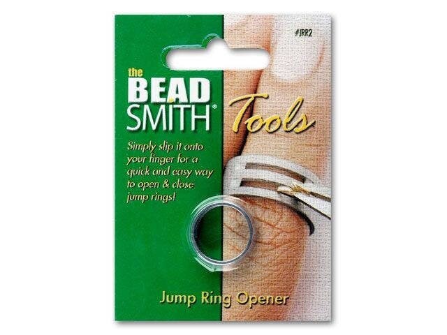Beadsmith Jump Ring Opener: Steel Crafting Tool - 16mm Diameter, Twist Open Slots, Durable Jewelry Gadget