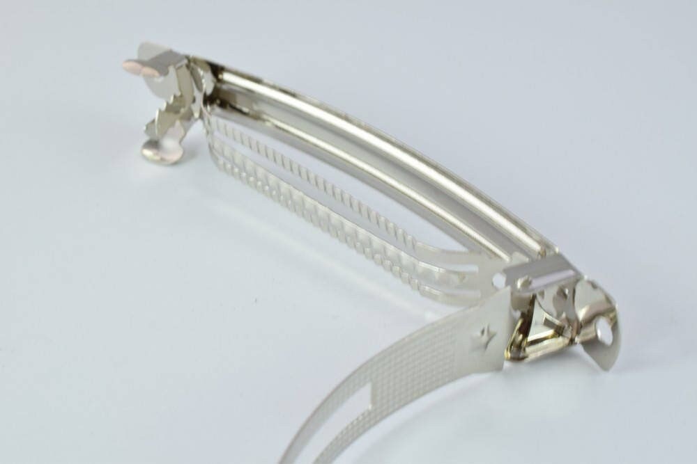 12 PCs Silver Hair Clips Metal Long Snap Hair Pins Barrette Clips Length 2.5, 2.75 ,3 inches,Hair Accessories,Wedding hair...