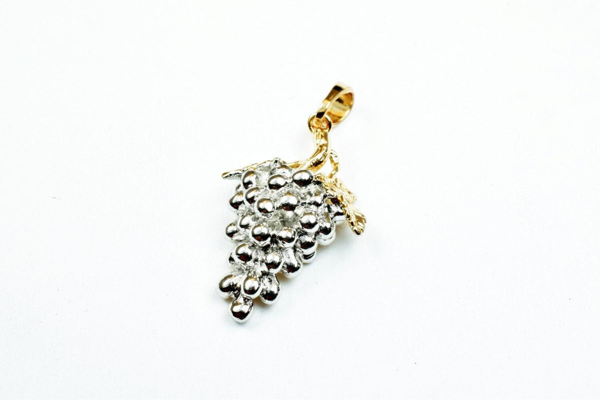 18K as Gold Filled* Bunch of Grapes Pendant Charm Size 23x15mm as Gold Filled* Pendant For Jewelry Making GP148 jewelry ma...