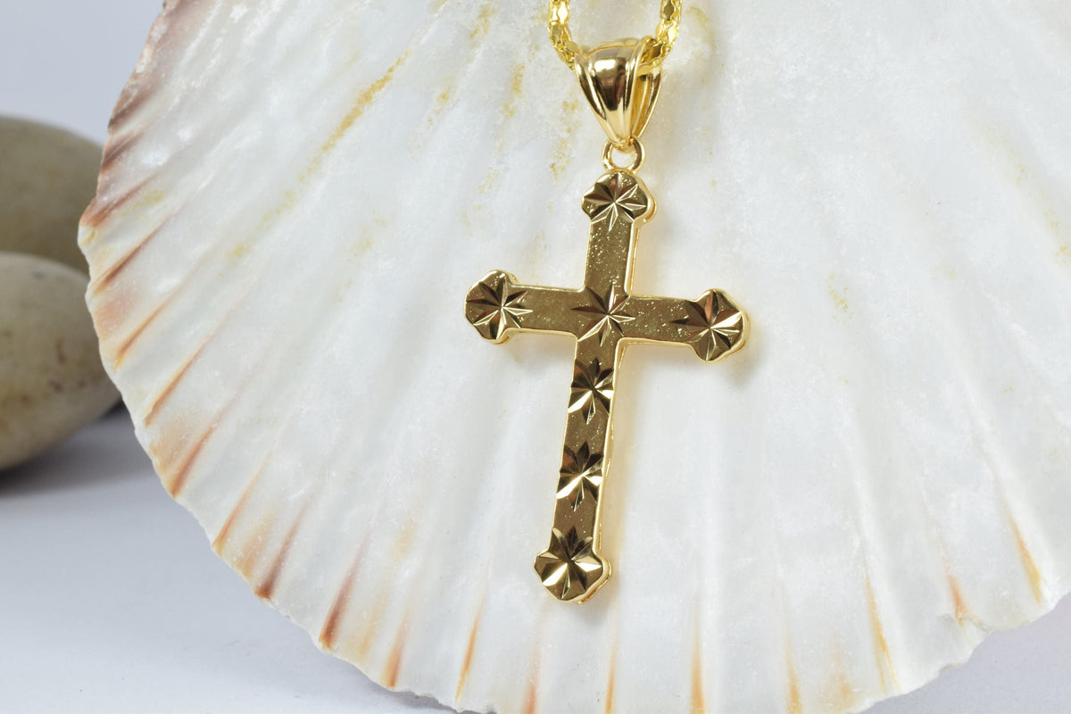 Gold Filled EP Decorative 18KT Crosses, Cross Pendant, Orthodox African Finding, Jewelry Christian Traditional, Wholesale...