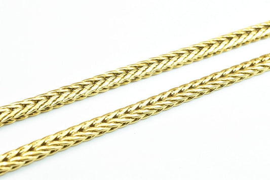 18K gold filled EP tarnish resistant Chain 17.75" Inches Long 3mm width 2mm Thickness For Jewelry Making CG304 jewelry mak...