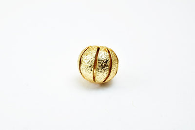 18K Gold Filled Look, EP Diamond Cut Bead  8mm/7x9mm   GF3333/ GF3340 jewelry making supplies - detail image 2