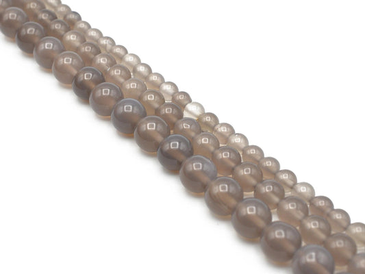 dark gray quartz gemstone round beads size 6 mm 8 mm 10 mm natural stones beads healing chakra stones for jewelry making 3...