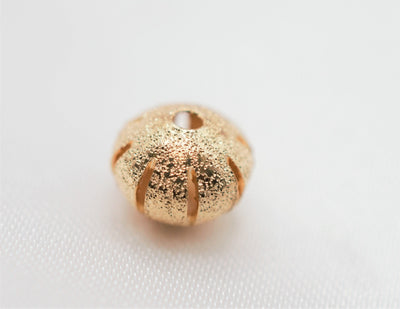 18K Gold Filled Look, EP Diamond Cut Bead  8mm/7x9mm   GF3333/ GF3340 jewelry making supplies - detail image 9