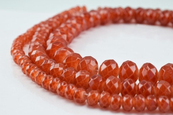 Glass Donut Rondelle Faceted Beads for Jewelry, Decoration, Chandelier 3x4mm, 4x6mm and 6x8mm. 3 Sizes Group 60 PCs each I...