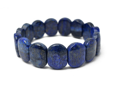 Egyptian Lapis Lazuli Gemstone Bracelet Findings For Jewelry Making 70mm Round jewelry making supplies - detail image 6