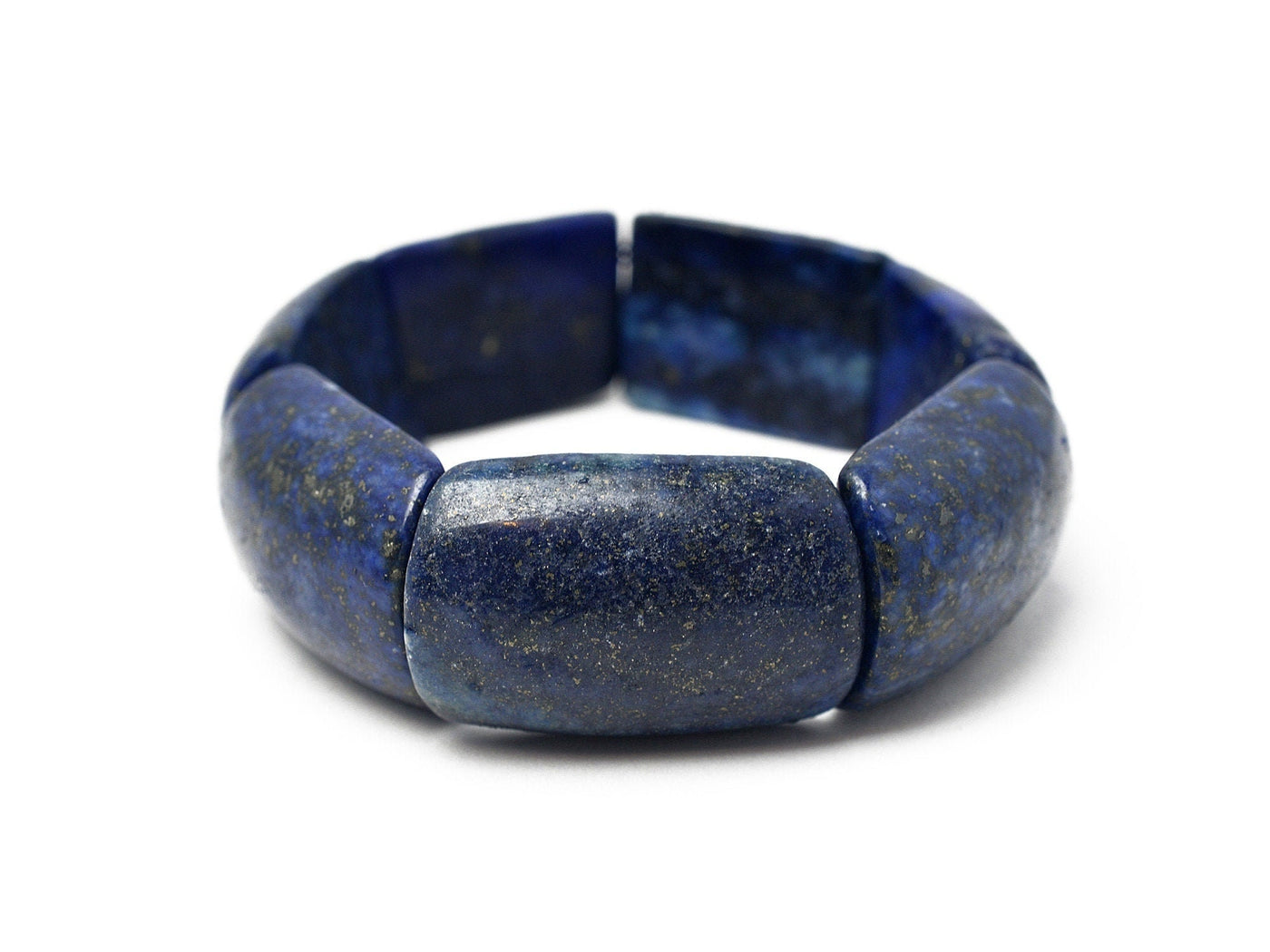Egyptian Lapis Lazuli Gemstone Bracelet Findings For Jewelry Making 70mm Round jewelry making supplies - detail image 7